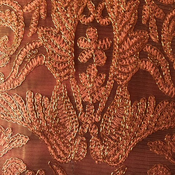 Tadashi Shoji "Rust" Evening Gown - Picture 5 of 8